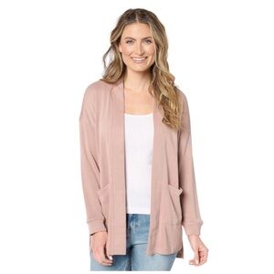 NWT Barefoot Dreams Sand Washed Knit Cardi color willow size small.